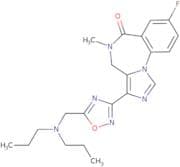 3-[5-[(Dipropylamino)methyl]-1,2,4-oxadiazol-3-yl]-8-fluoro-5-methyl-4H-imidazo[1,5-a][1,4]benzodi…