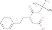 2-{[(tert-Butoxy)carbonyl](2-phenylethyl)amino}acetic acid