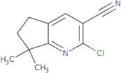 2-Chloro-7,7-dimethyl-5H,6H,7H-cyclopenta[b]pyridine-3-carbonitrile