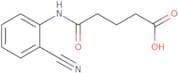 4-[(2-Cyanophenyl)carbamoyl]butanoic acid