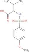 2-(4-Methoxybenzenesulfonamido)-3-methylbutanoic acid