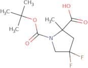 1-[(tert-butoxy)carbonyl]-4,4-difluoro-2-methylpyrrolidine-2-carboxylic acid