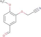 2-(3-Formyl-6-methoxyphenoxy)acetonitrile