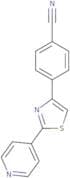 4-[2-(Pyridin-4-yl)-1,3-thiazol-4-yl]benzonitrile