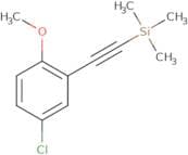 [2-(5-Chloro-2-methoxyphenyl)ethynyl]trimethylsilane
