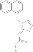 2-Chloro-N-[3-(naphthalen-1-ylmethyl)-2,3-dihydro-1,3-thiazol-2-ylidene]acetamide