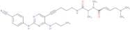 (E)-N-[(2S)-1-[5-[2-(4-Cyanoanilino)-4-(propylamino)pyrimidin-5-yl]pent-4-ynylamino]-1-oxopropan-2…