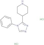 4-(4-Phenyl-4H-1,2,4-triazol-3-yl)piperidine dihydrochloride