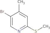 5-Bromo-4-methyl-2-(methylsulfanyl)pyridine