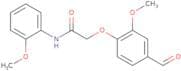 2-(4-Formyl-2-methoxyphenoxy)-N-(2-methoxyphenyl)acetamide