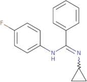 N'-Cyclopropyl-N-(4-fluorophenyl)benzenecarboximidamide