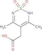 2-(3,5-Dimethyl-1,1-dioxo-2H-1,2,6-thiadiazin-4-yl)acetic acid