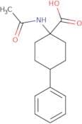 1-Acetamido-4-phenylcyclohexane-1-carboxylic acid