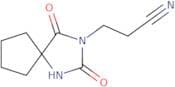 3-{2,4-Dioxo-1,3-diazaspiro[4.4]nonan-3-yl}propanenitrile