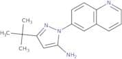 3-(tert-Butyl)-1-(quinolin-6-yl)-1H-pyrazol-5-amine