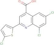 6,8-Dichloro-2-(5-chlorothiophen-2-yl)quinoline-4-carboxylic acid