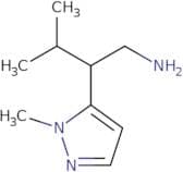 3-Methyl-2-(1-methyl-1H-pyrazol-5-yl)butan-1-amine