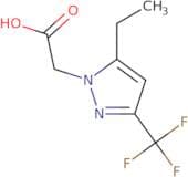 2-[5-Ethyl-3-(trifluoromethyl)-1H-pyrazol-1-yl]acetic acid
