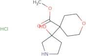 Methyl 4-(3-hydroxypyrrolidin-3-yl)oxane-4-carboxylate hydrochloride