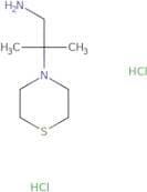 2-Methyl-2-(thiomorpholin-4-yl)propan-1-amine dihydrochloride
