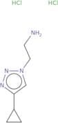 2-(4-Cyclopropyl-1H-1,2,3-triazol-1-yl)ethan-1-amine dihydrochloride