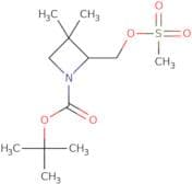 tert-Butyl 2-[(methanesulfonyloxy)methyl]-3,3-dimethylazetidine-1-carboxylate