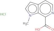 1-Methyl-1H-pyrrolo[2,3-c]pyridine-7-carboxylic acid hydrochloride