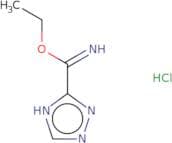 Ethyl 4H-1,2,4-triazole-3-carboximidate hydrochloride