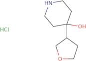 4-(Oxolan-3-yl)piperidin-4-ol hydrochloride