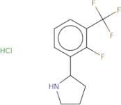 2-[2-Fluoro-3-(trifluoromethyl)phenyl]pyrrolidine hydrochloride