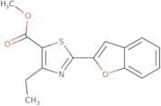 Methyl 2-(1-benzofuran-2-yl)-4-ethyl-1,3-thiazole-5-carboxylate