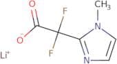 Lithium 2,2-difluoro-2-(1-methyl-1H-imidazol-2-yl)acetate