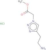 Methyl 2-[4-(2-aminoethyl)-1H-1,2,3-triazol-1-yl]acetate hydrochloride
