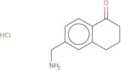 6-(Aminomethyl)-1,2,3,4-tetrahydronaphthalen-1-one hydrochloride