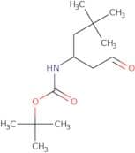 tert-Butyl N-(5,5-dimethyl-1-oxohexan-3-yl)carbamate