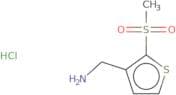 (2-Methanesulfonylthiophen-3-yl)methanamine hydrochloride