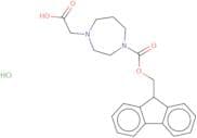2-(4-{[(9H-Fluoren-9-yl)methoxy]carbonyl}-1,4-diazepan-1-yl)acetic acid hydrochloride