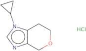 1-Cyclopropyl-1H,4H,6H,7H-pyrano[3,4-d]imidazole hydrochloride
