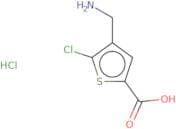 4-(Aminomethyl)-5-chlorothiophene-2-carboxylic acid hydrochloride