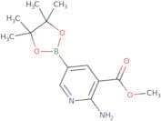 Methyl 2-amino-5-(4,4,5,5-tetramethyl-1,3,2-dioxaborolan-2-yl)nicotinate