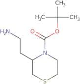 tert-Butyl 3-(2-aminoethyl)thiomorpholine-4-carboxylate