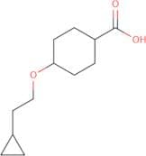 4-(2-Cyclopropylethoxy)cyclohexane-1-carboxylic acid, somers