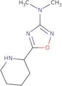 N,N-Dimethyl-5-(piperidin-2-yl)-1,2,4-oxadiazol-3-amine