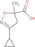 3-Cyclopropyl-5-methyl-4,5-dihydro-1,2-oxazole-5-carboxylic acid