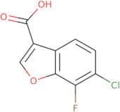 6-Chloro-7-fluoro-1-benzofuran-3-carboxylic acid