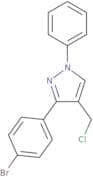 3-(4-Bromophenyl)-4-(chloromethyl)-1-phenyl-1H-pyrazole