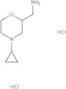 [(2S)-4-Cyclopropylmorpholin-2-yl]methanamine dihydrochloride