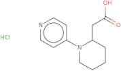 2-[1-(Pyridin-4-yl)piperidin-2-yl]acetic acid hydrochloride