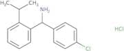 (4-Chlorophenyl)[2-(propan-2-yl)phenyl]methanamine hydrochloride