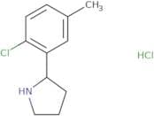 2-(2-Chloro-5-methylphenyl)pyrrolidine hydrochloride